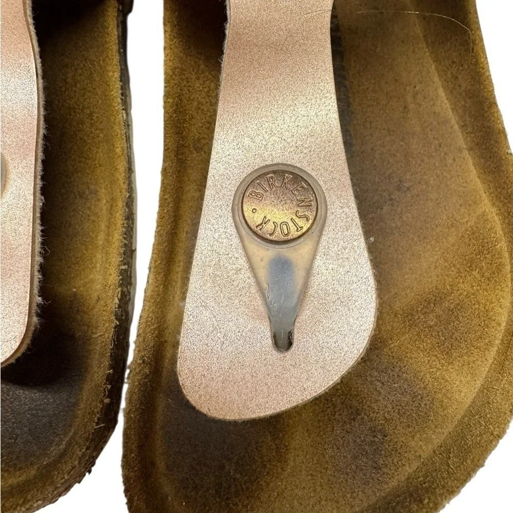 Birkenstock Girls Sandals Gizeh Birko Flor Flat Thong Slip On 32 US 1